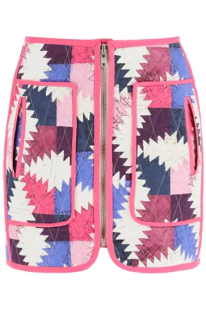 Isabel Marant toile Geometric Pattern Mini Skirt