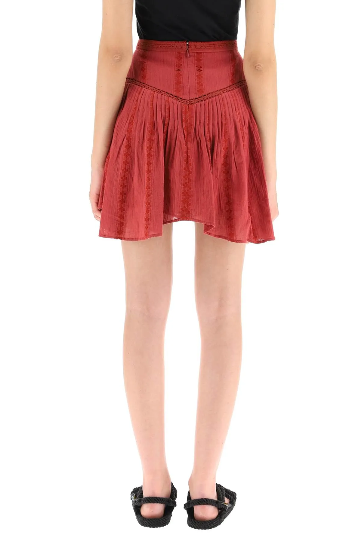 Isabel Marant toile Jorena High Waist Flared Skirt