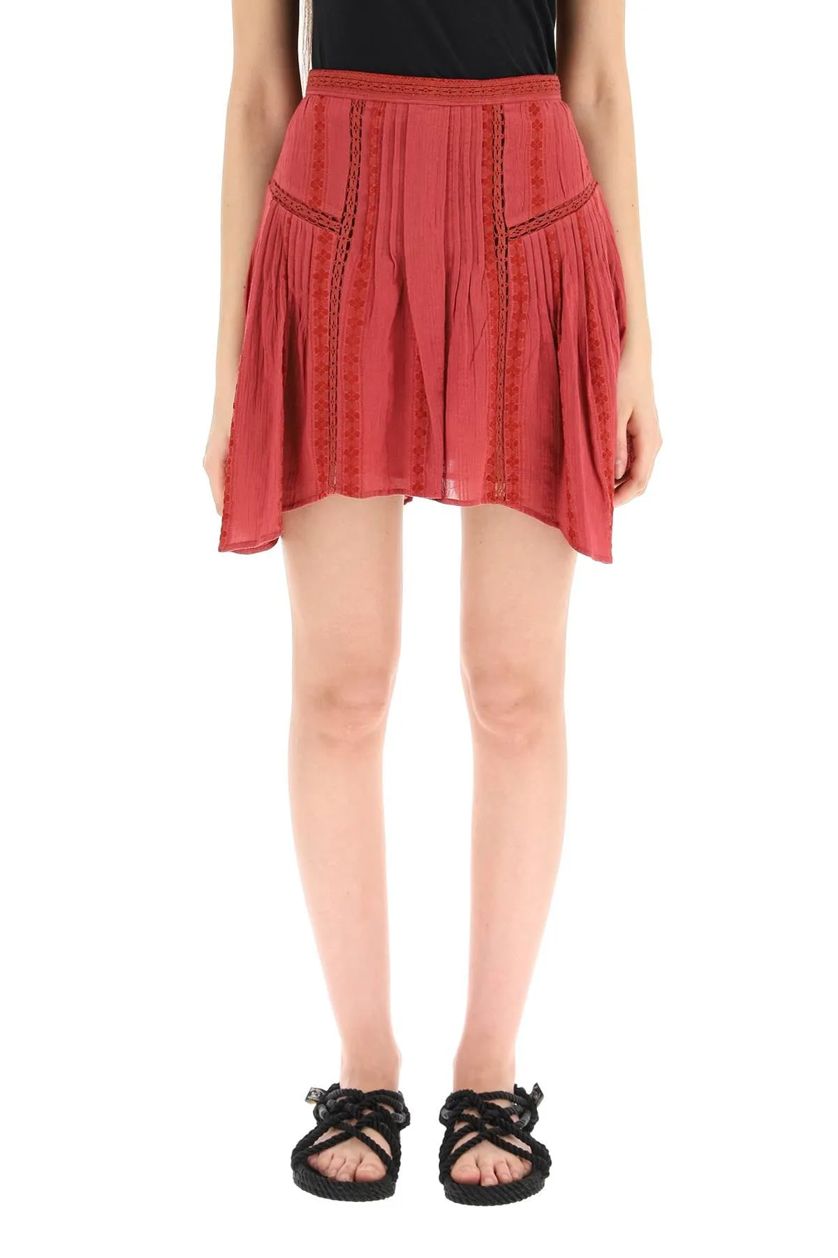 Isabel Marant toile Jorena High Waist Flared Skirt