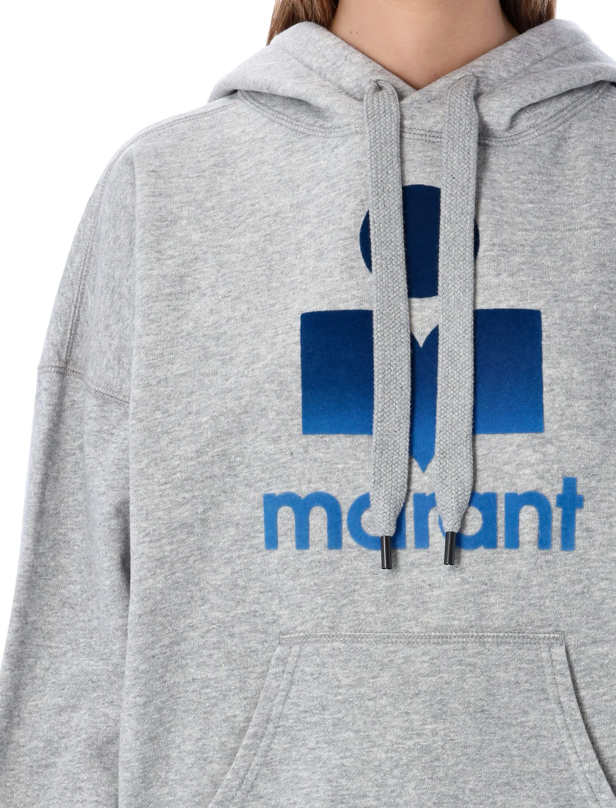 Isabel Marant toile Logo Printed Drawstring Hoodie