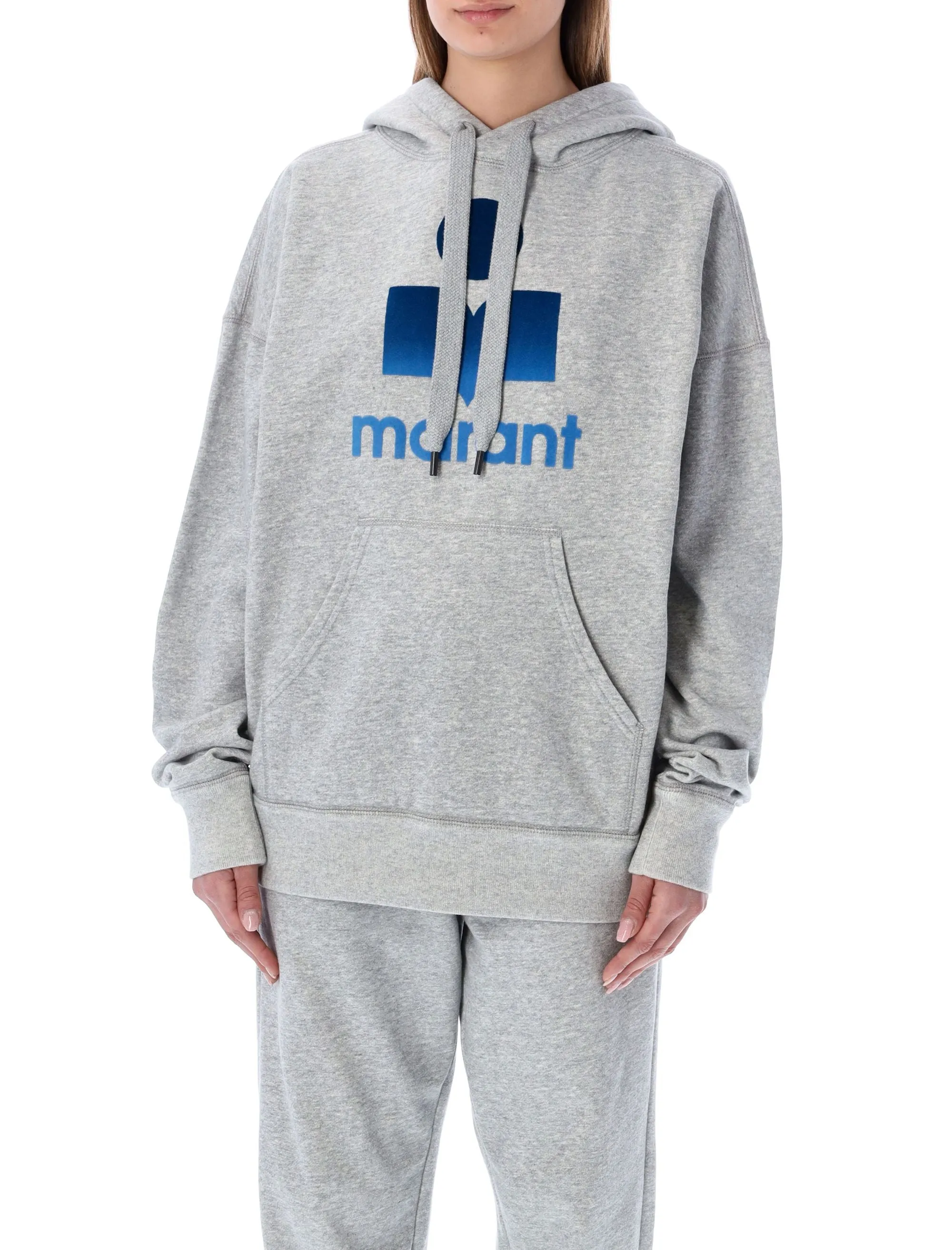 Isabel Marant toile Logo Printed Drawstring Hoodie