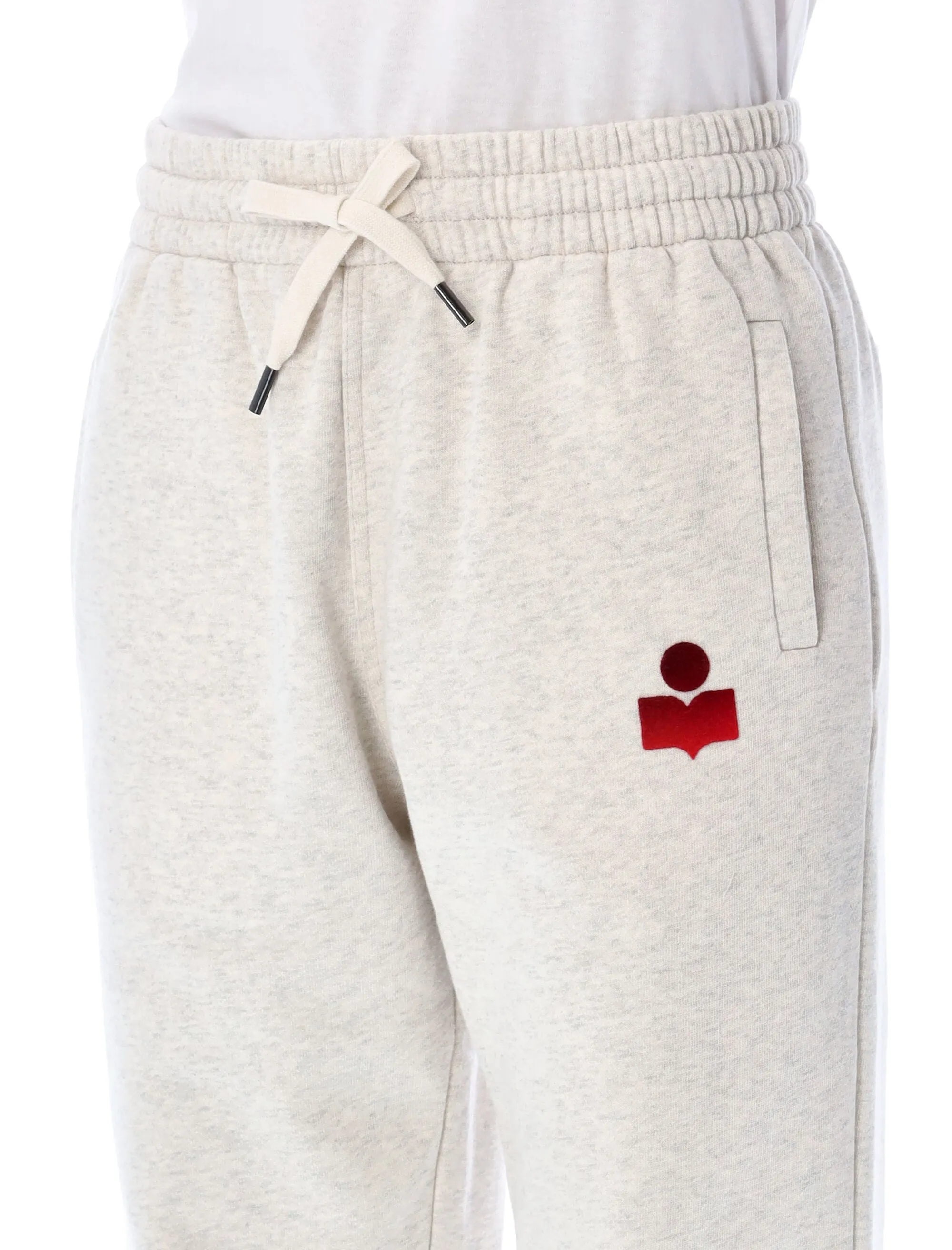 Isabel Marant toile Logo Printed Drawstring Pants