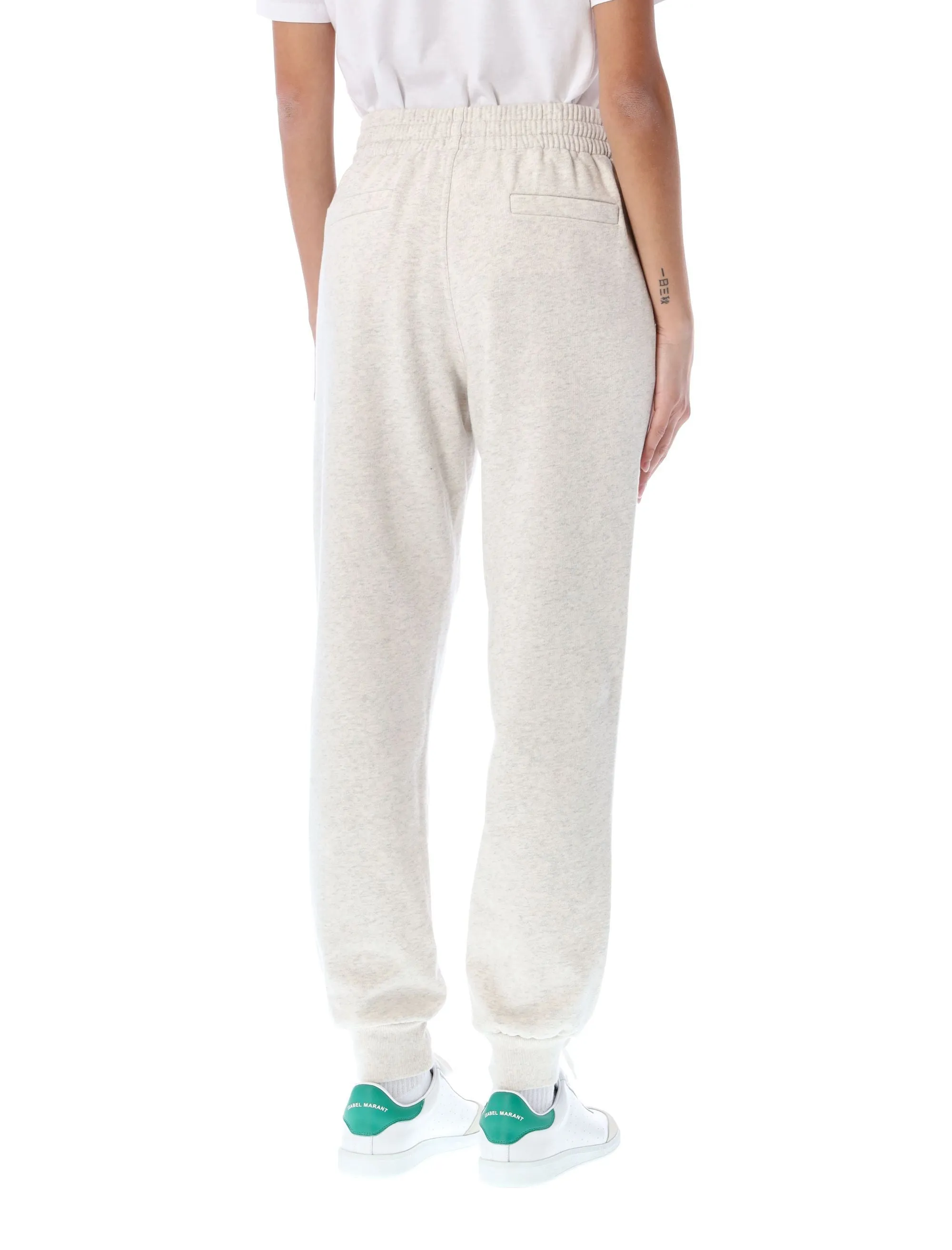 Isabel Marant toile Logo Printed Drawstring Pants