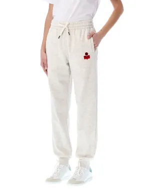 Isabel Marant toile Logo Printed Drawstring Pants
