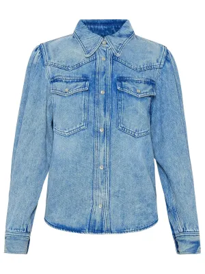 Isabel Marant toile Long-Sleeved Shirt Jacket