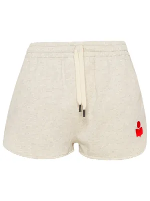 Isabel Marant toile Mifikia Logo Printed Shorts