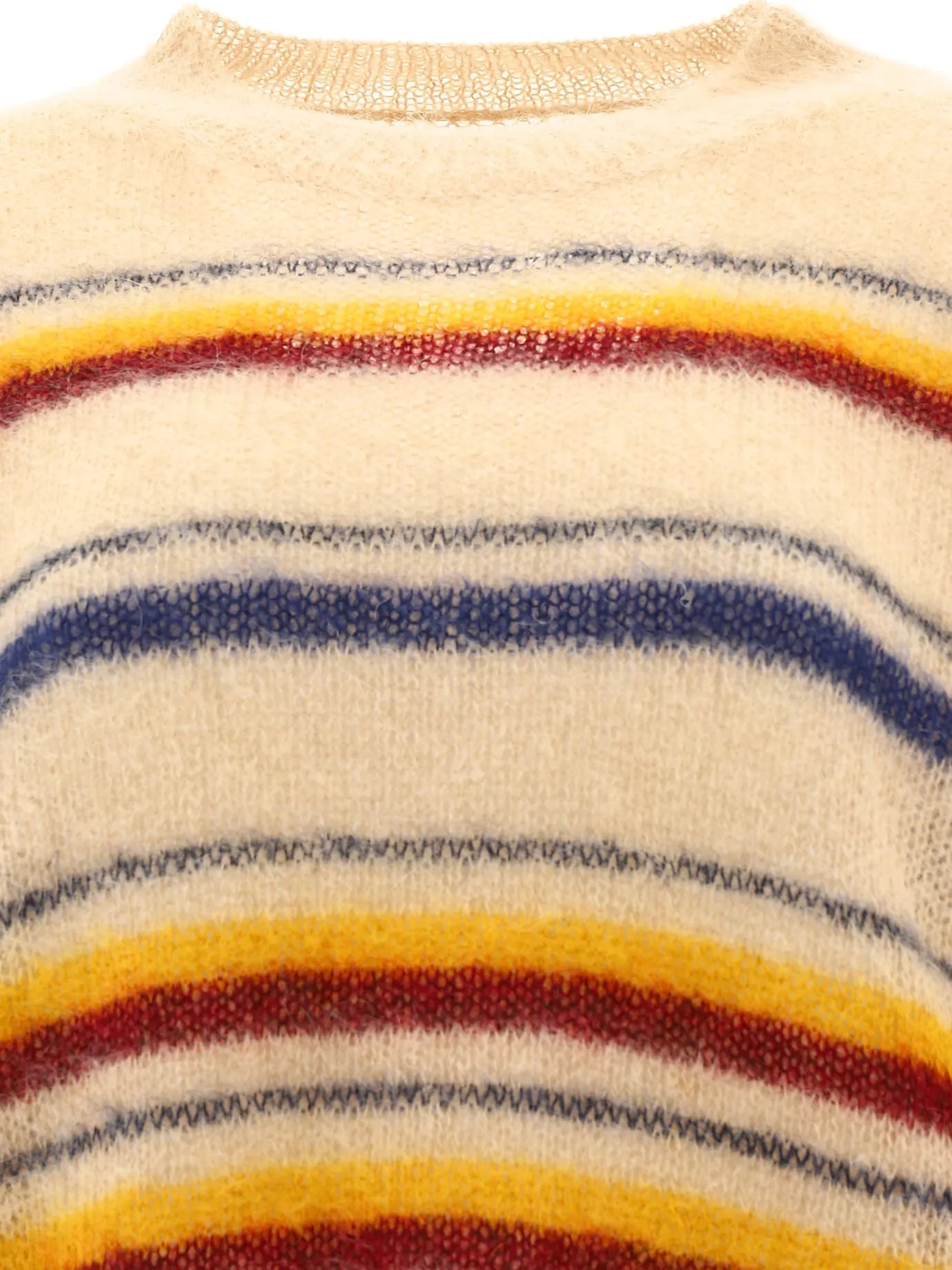 Isabel Marant toile Ribbed Hem Stripe Knit Sweater