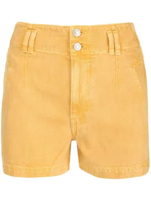 Isabel Marant toile Tihiana High Waisted Denim Shorts