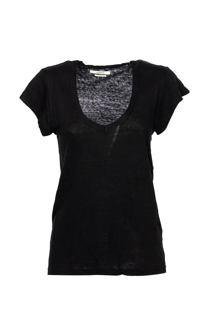 Isabel Marant toile U-Neck Short-Sleeved T-Shirt