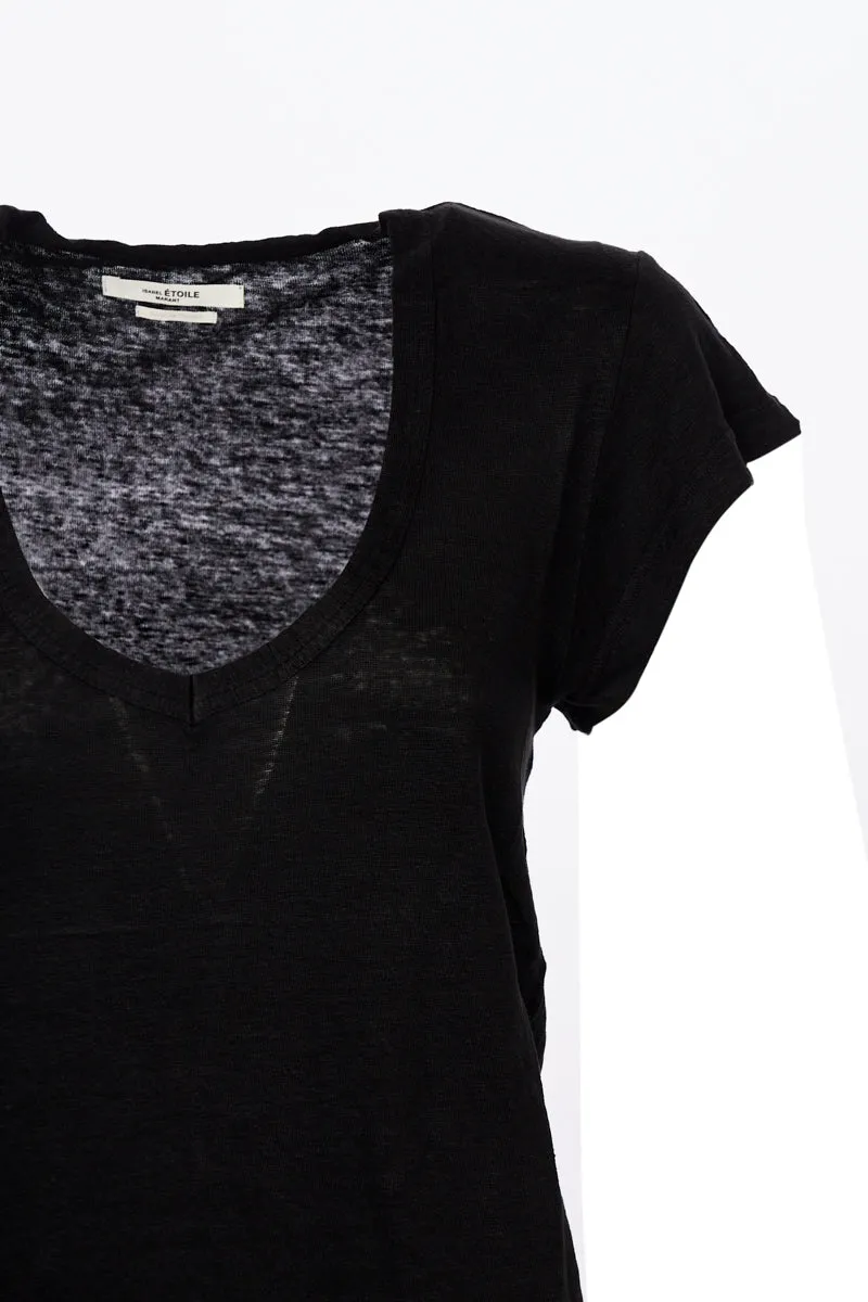 Isabel Marant toile U-Neck Short-Sleeved T-Shirt