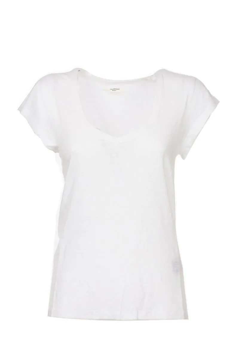 Isabel Marant toile U-Neck Short-Sleeved T-Shirt
