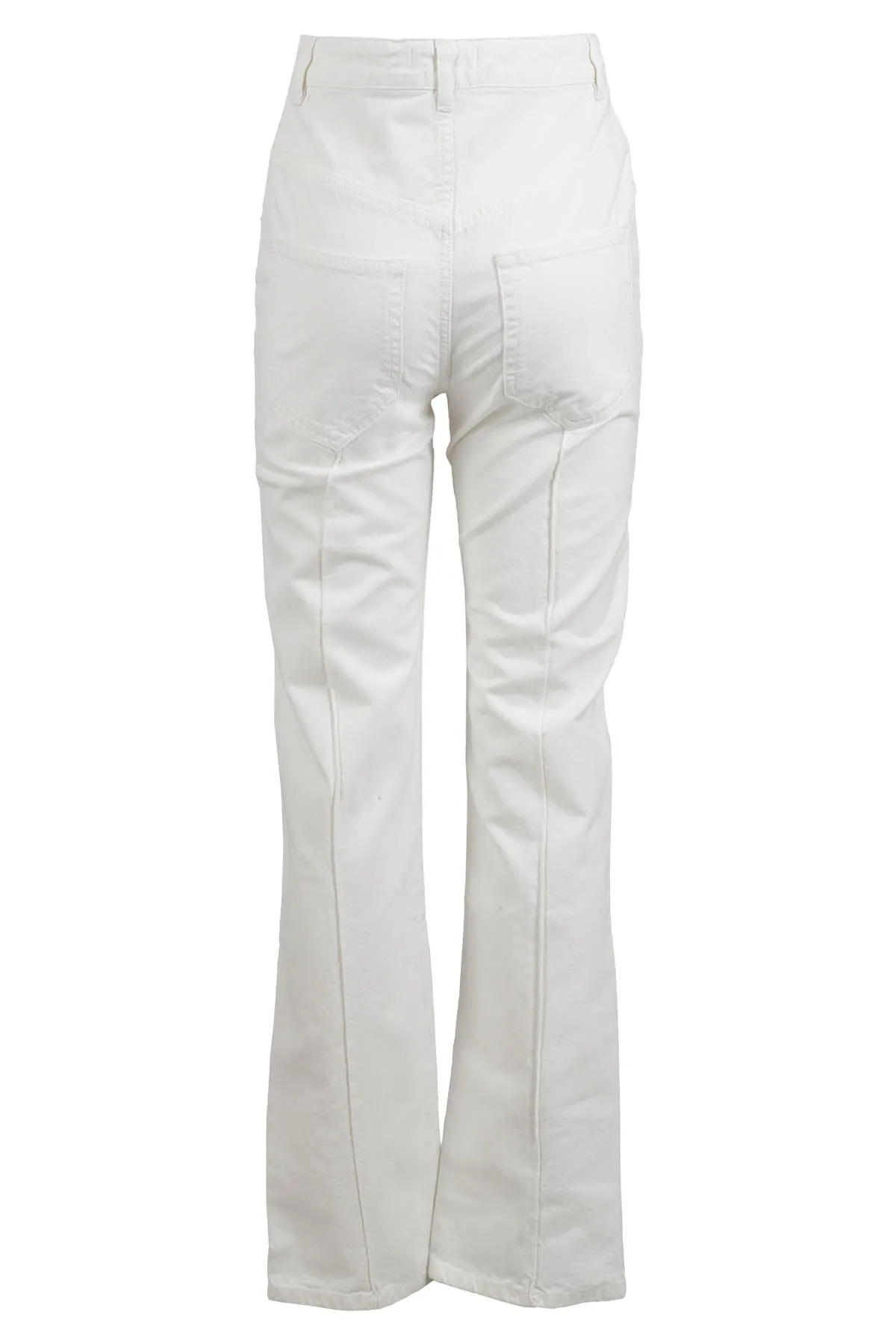 Isabel Marant Tuackom Button Detailed High Waist Jeans