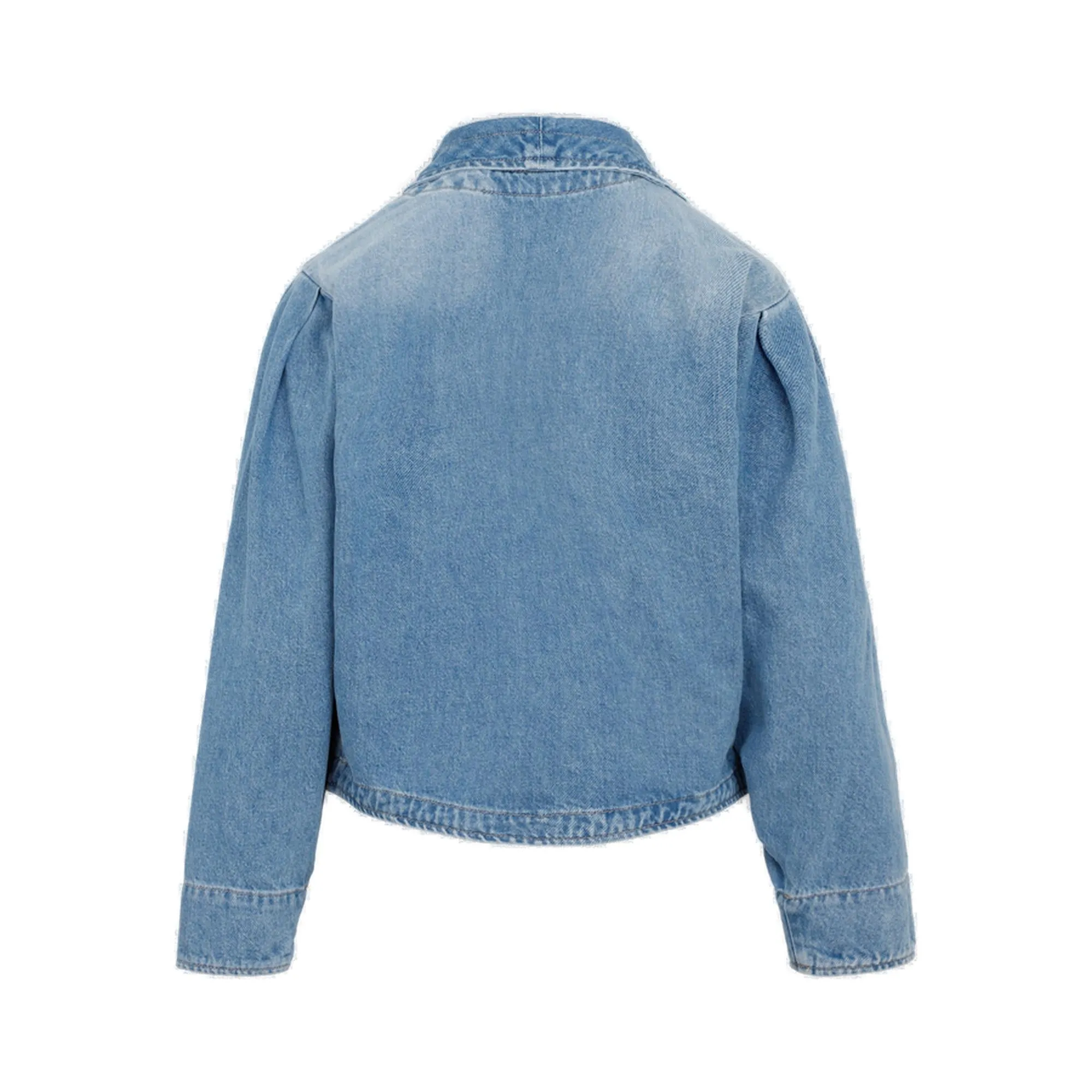 Isabel Marant V-Neck Cropped Denim Jacket