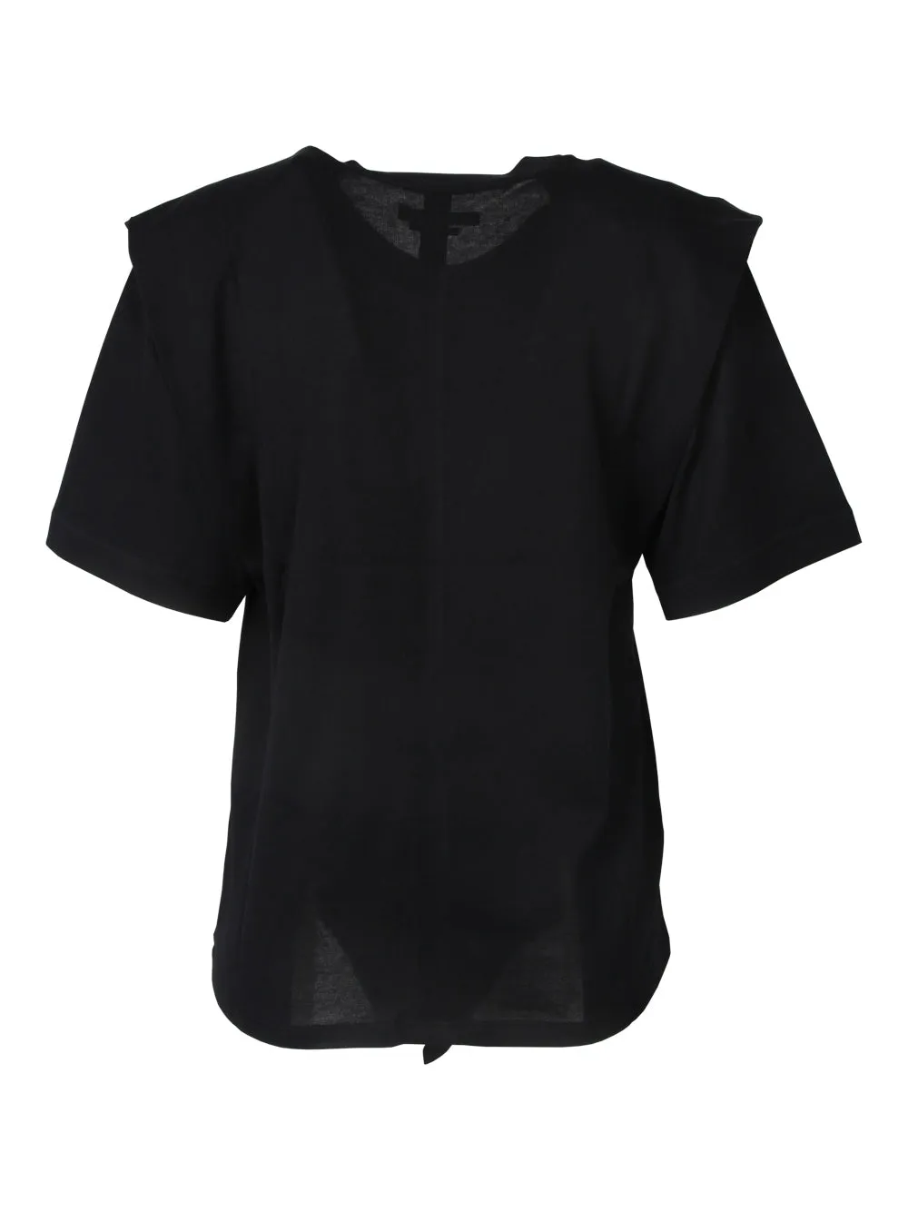 Isabel Marant Zelikia Tied Waist Layered Shoulder T-Shirt