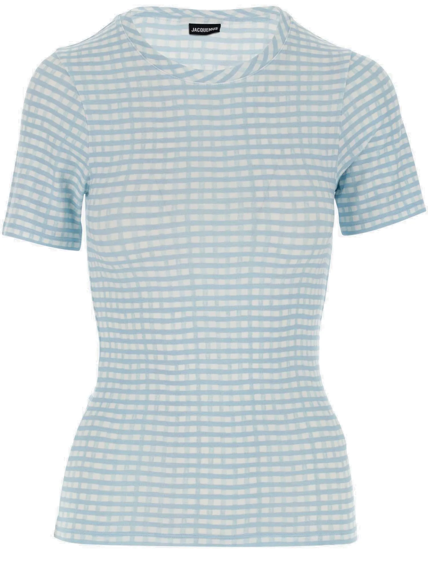 Jacquemus Check Pattern Jersey Crewneck T-Shirt