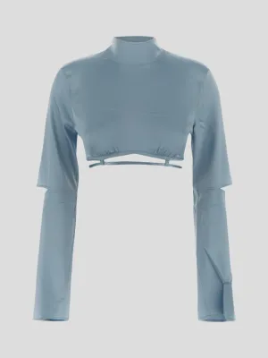 Jacquemus Le Haut Mentalo Cut-Out Top