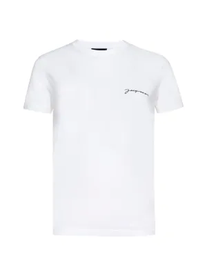 Jacquemus Logo Embroidered Crewneck T-Shirt