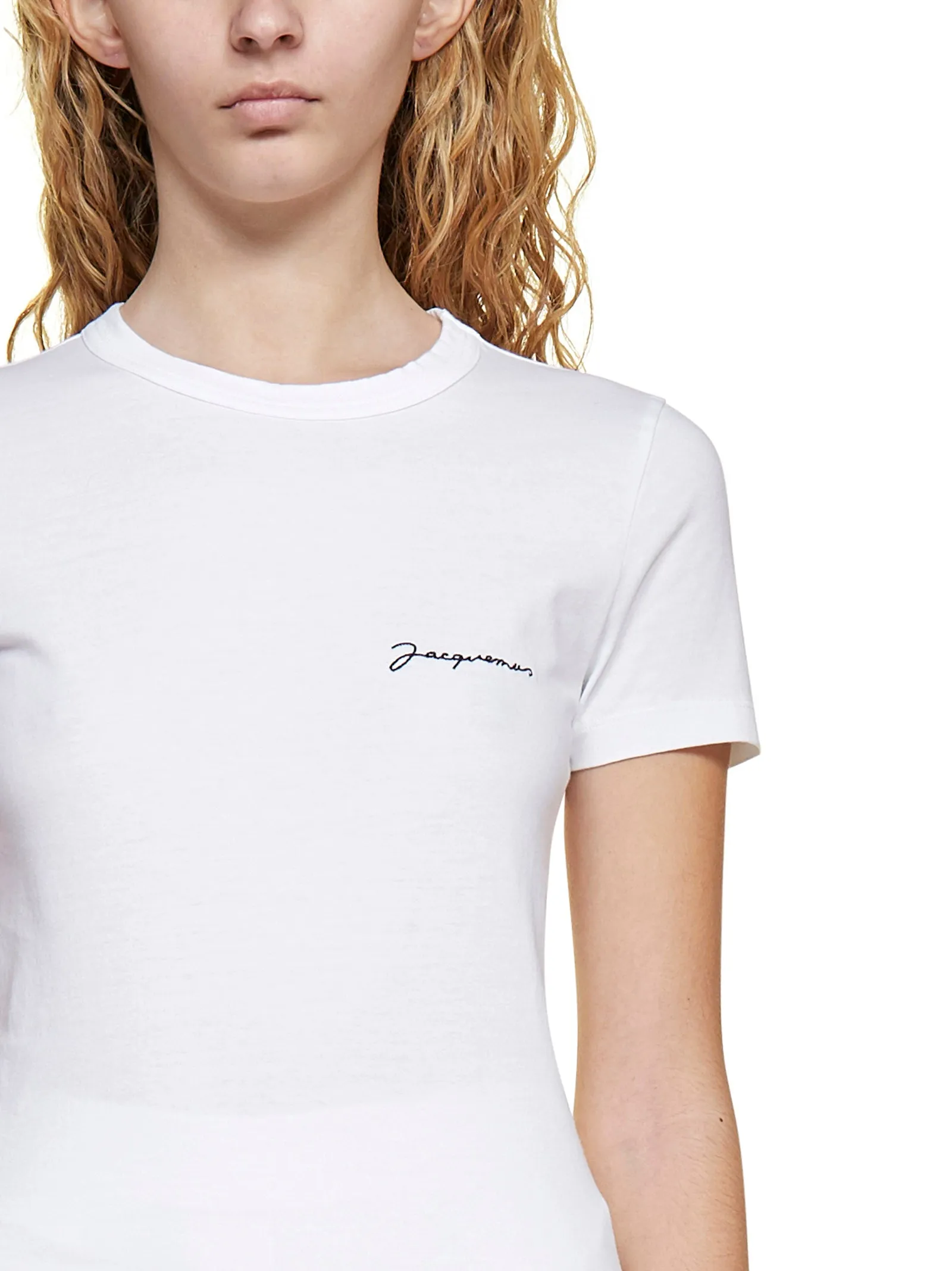 Jacquemus Logo Embroidered Crewneck T-Shirt