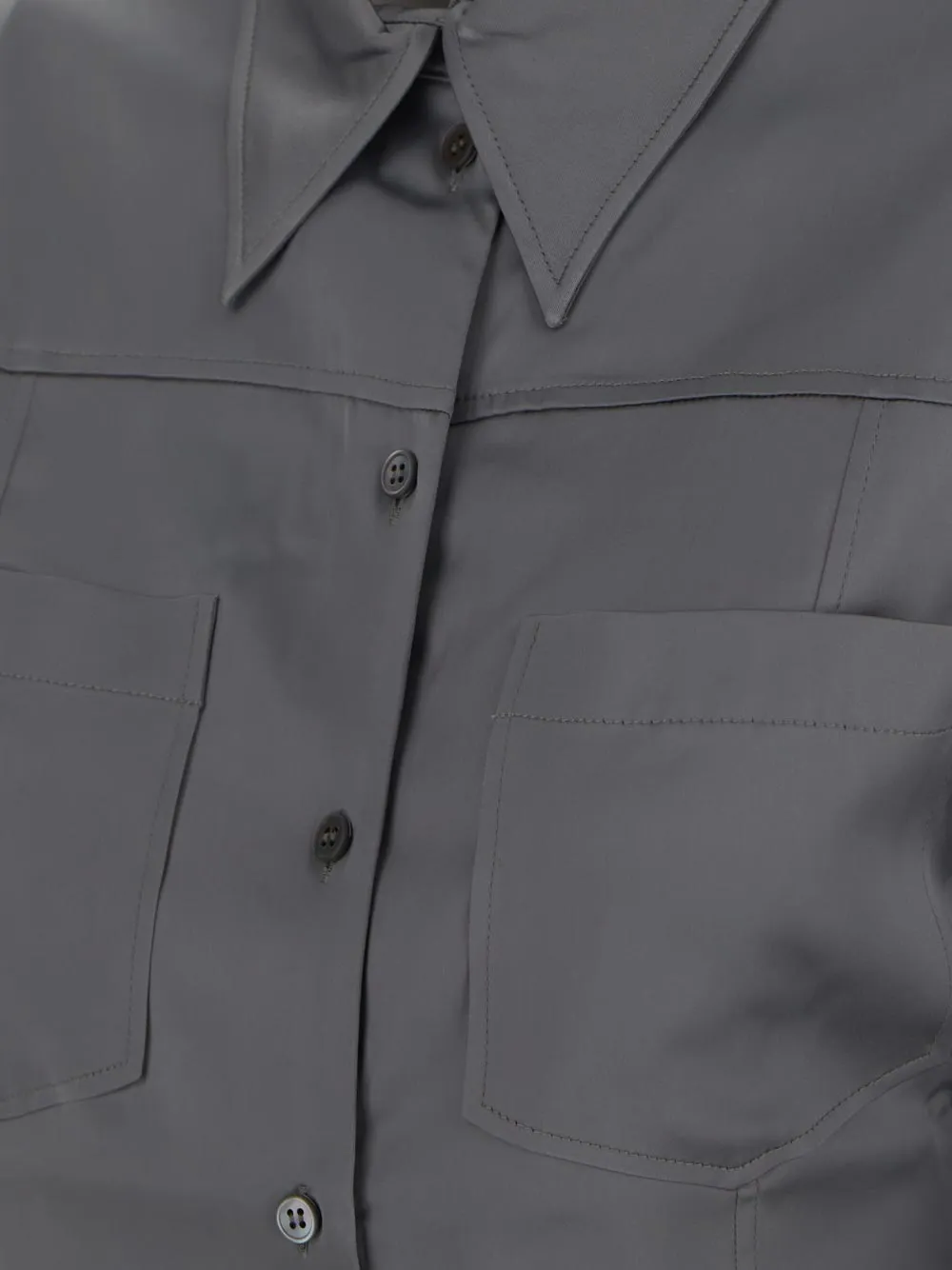 Jacquemus Mentalo Cut-Out Long-Sleeved Shirt