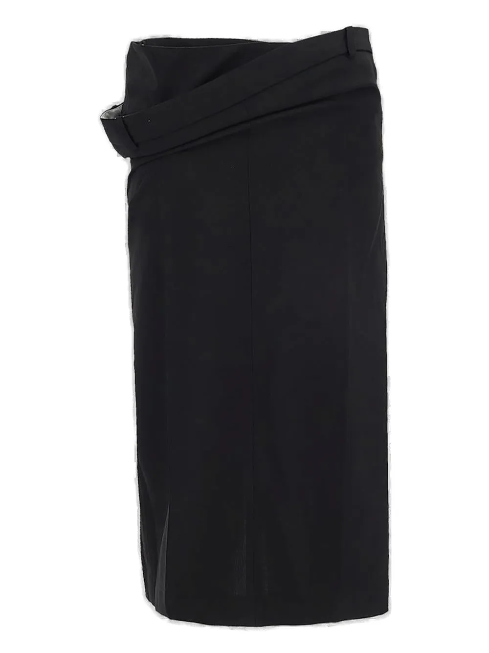 Jacquemus Vela Cut-Out Low-Rise Pencil Skirt