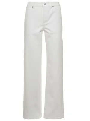Jil Sander  Button Detailed Straight Leg Jeans