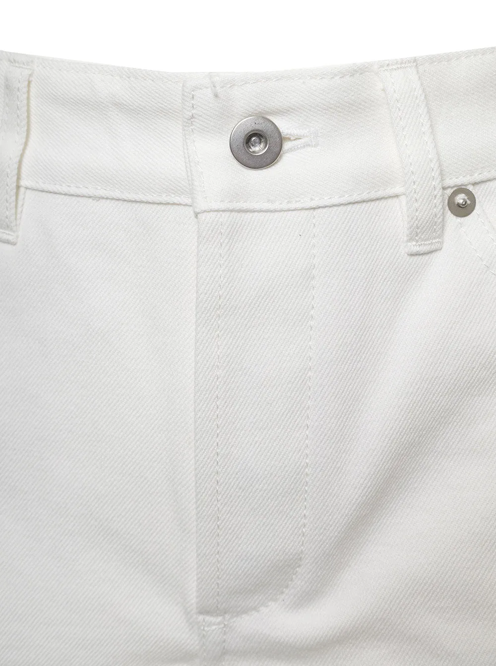 Jil Sander  Button Detailed Straight Leg Jeans