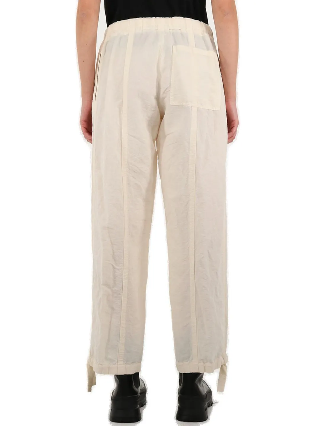 Jil Sander Crinkle-Effect Wide Leg Pants