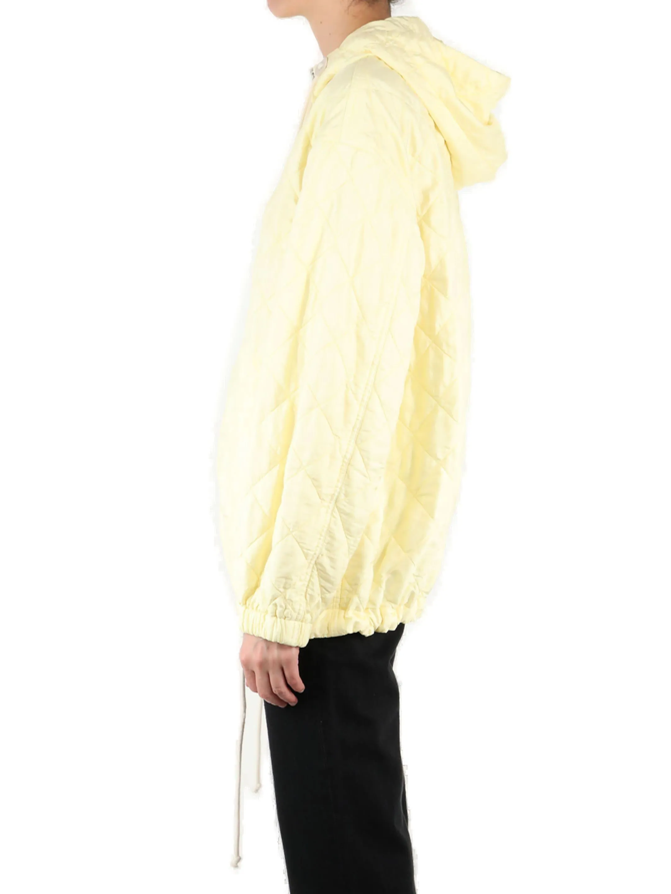 Jil Sander Diamond-Quilted Hooded Jacket