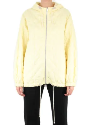 Jil Sander Diamond-Quilted Hooded Jacket