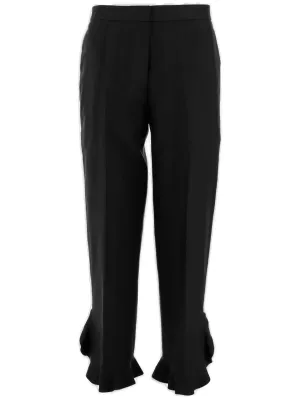 Jil Sander Flared-Hem Pleated Pants