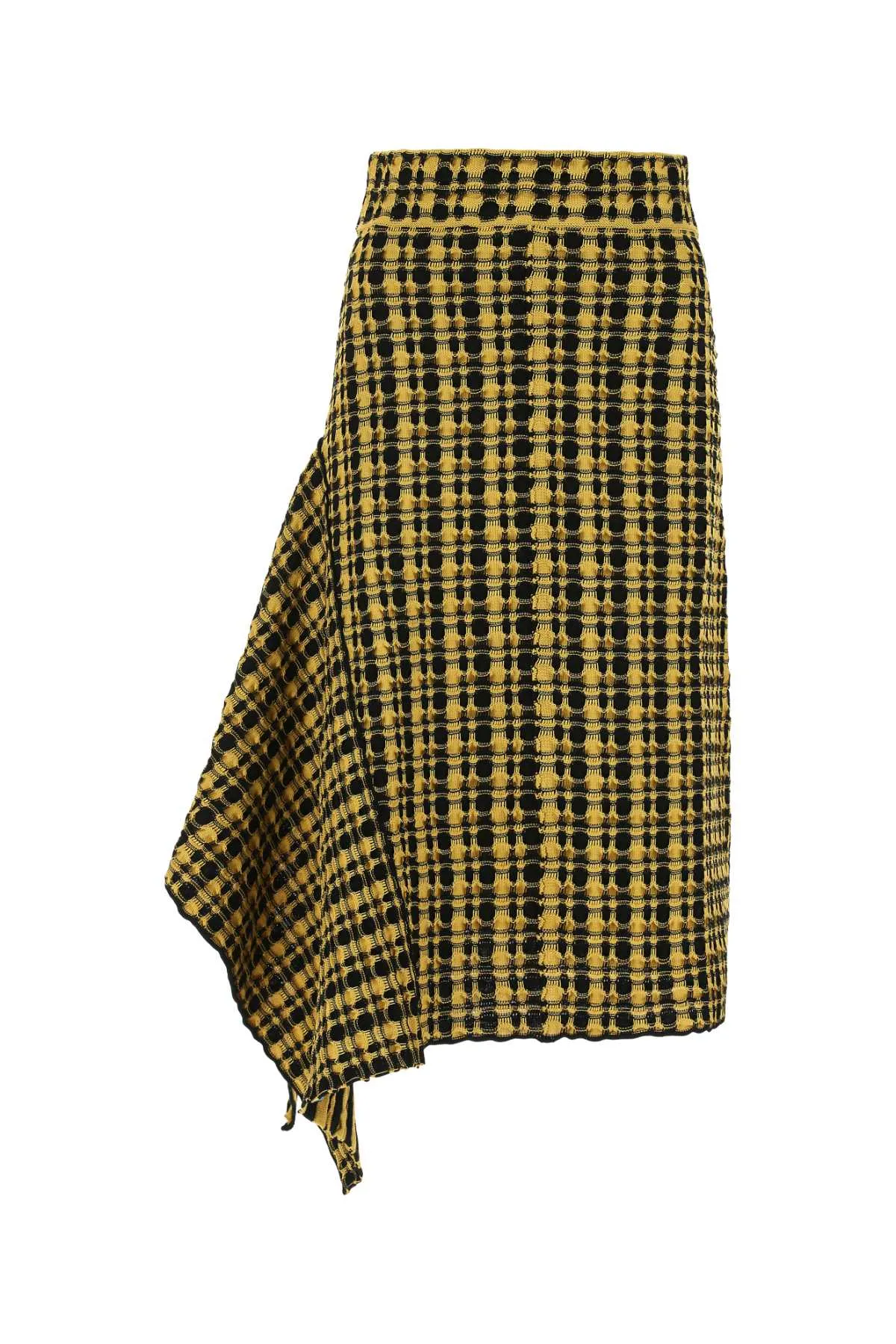 Jil Sander Geometric-Patterned Asymmetric Skirt