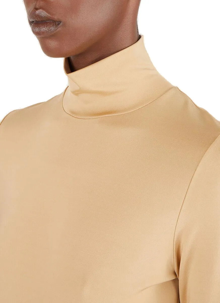 Jil Sander High Neck Long-Sleeve Top