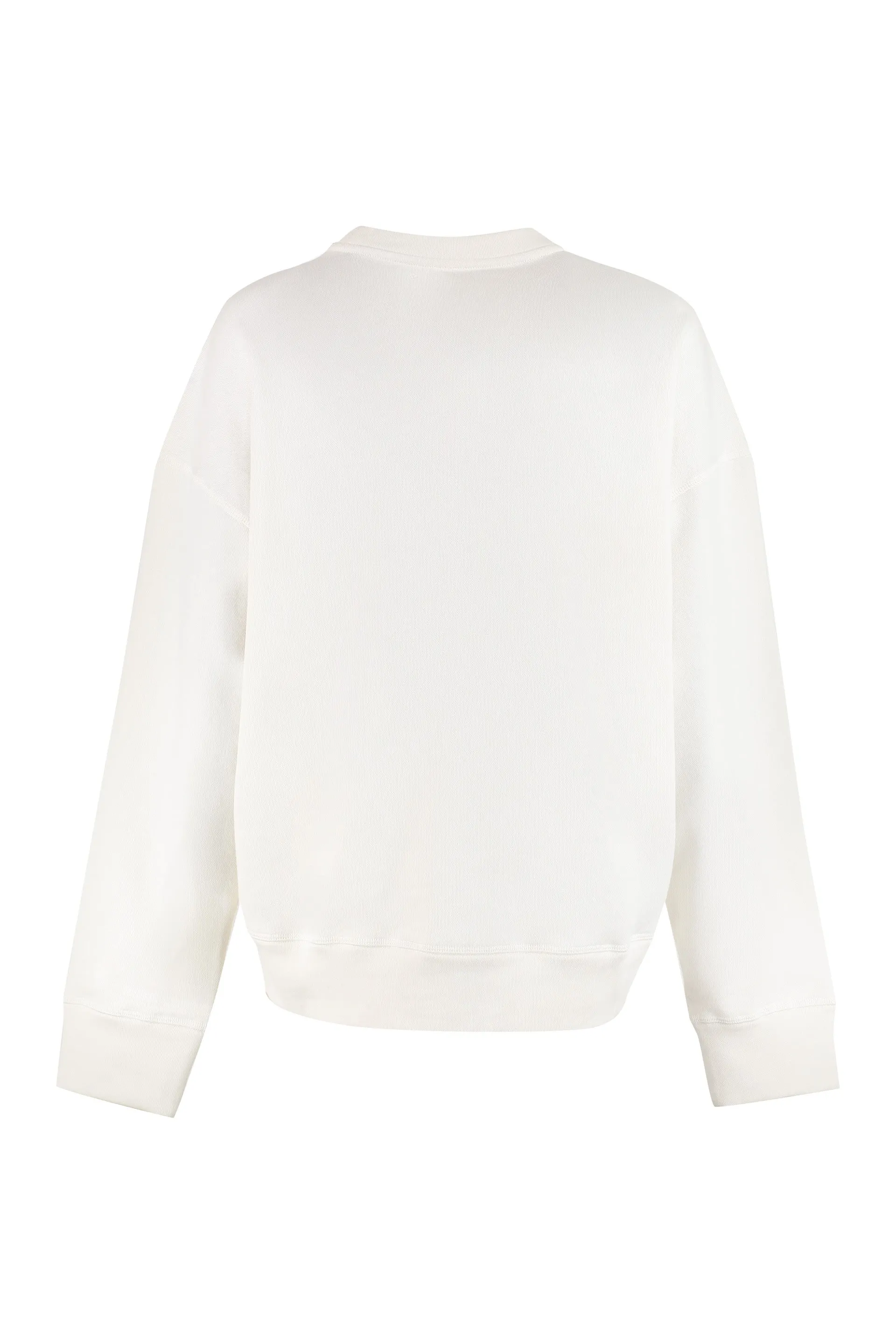 Jil Sander Logo Print Round Neck Top