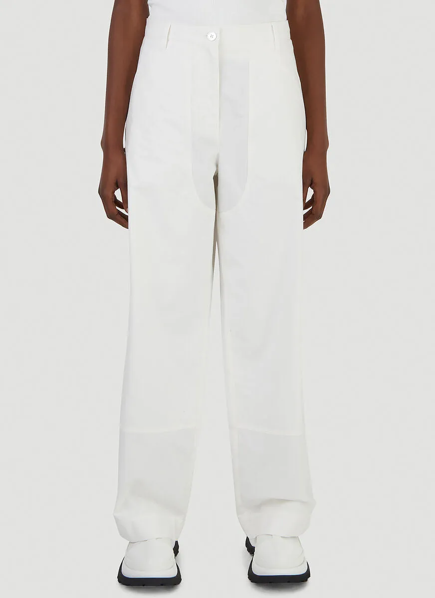 Jil Sander Low-Rise Wide Leg Pants