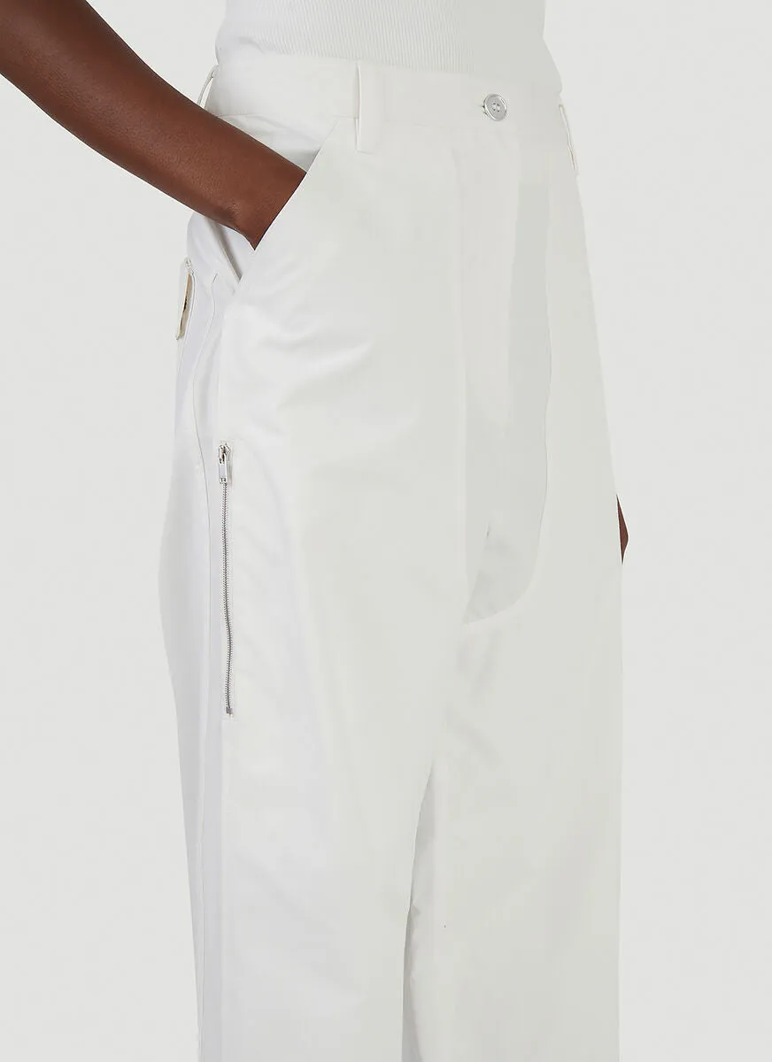 Jil Sander Low-Rise Wide Leg Pants
