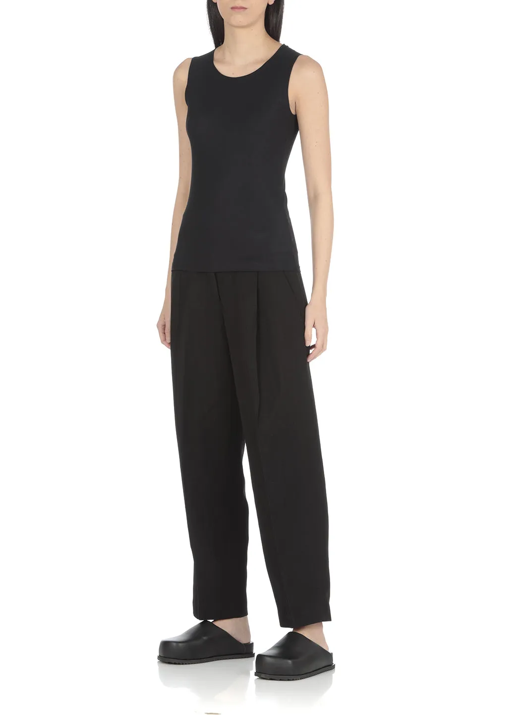 Jil Sander Plain Crewneck Tank Top