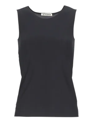 Jil Sander Plain Crewneck Tank Top