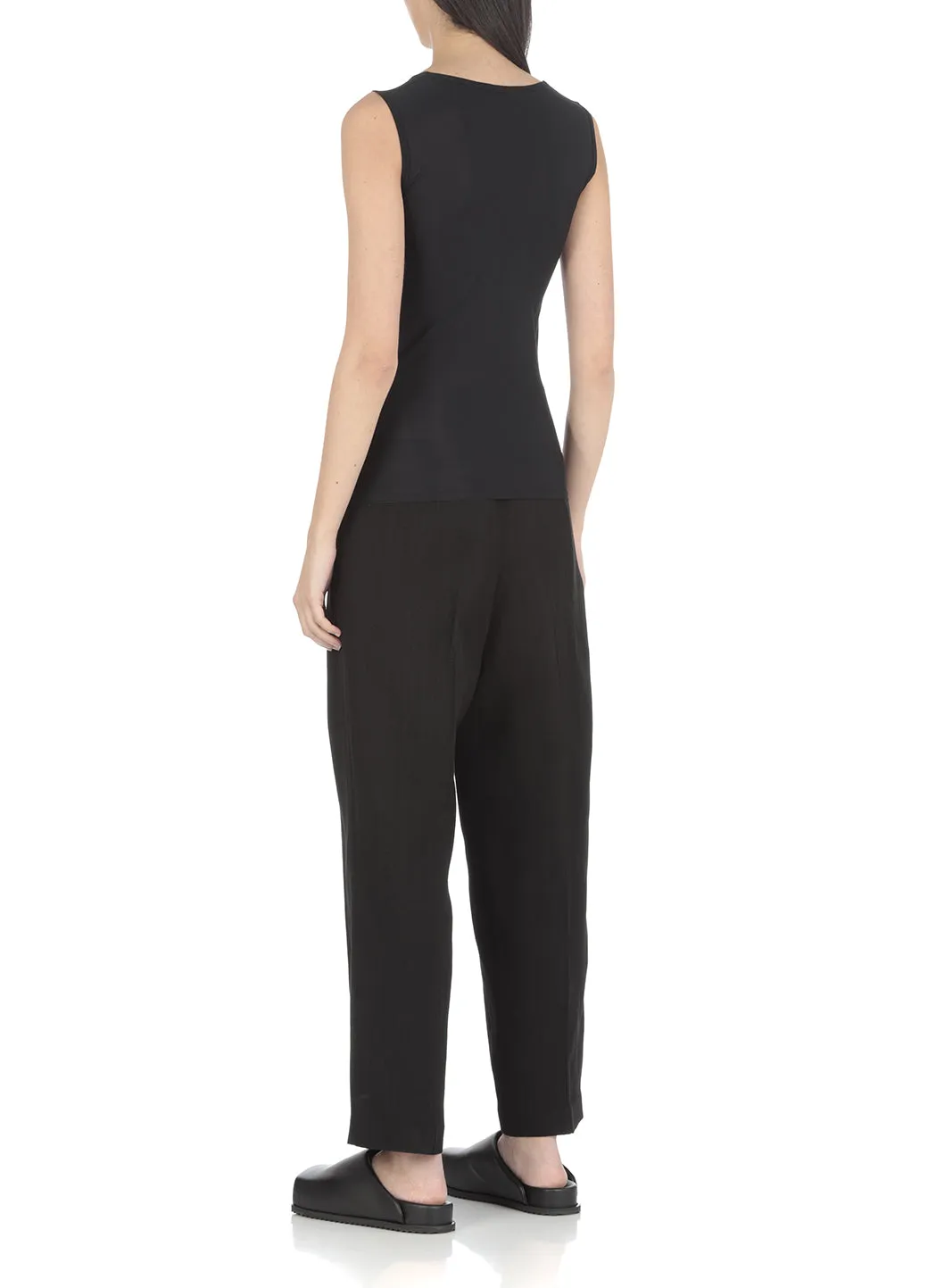 Jil Sander Plain Crewneck Tank Top