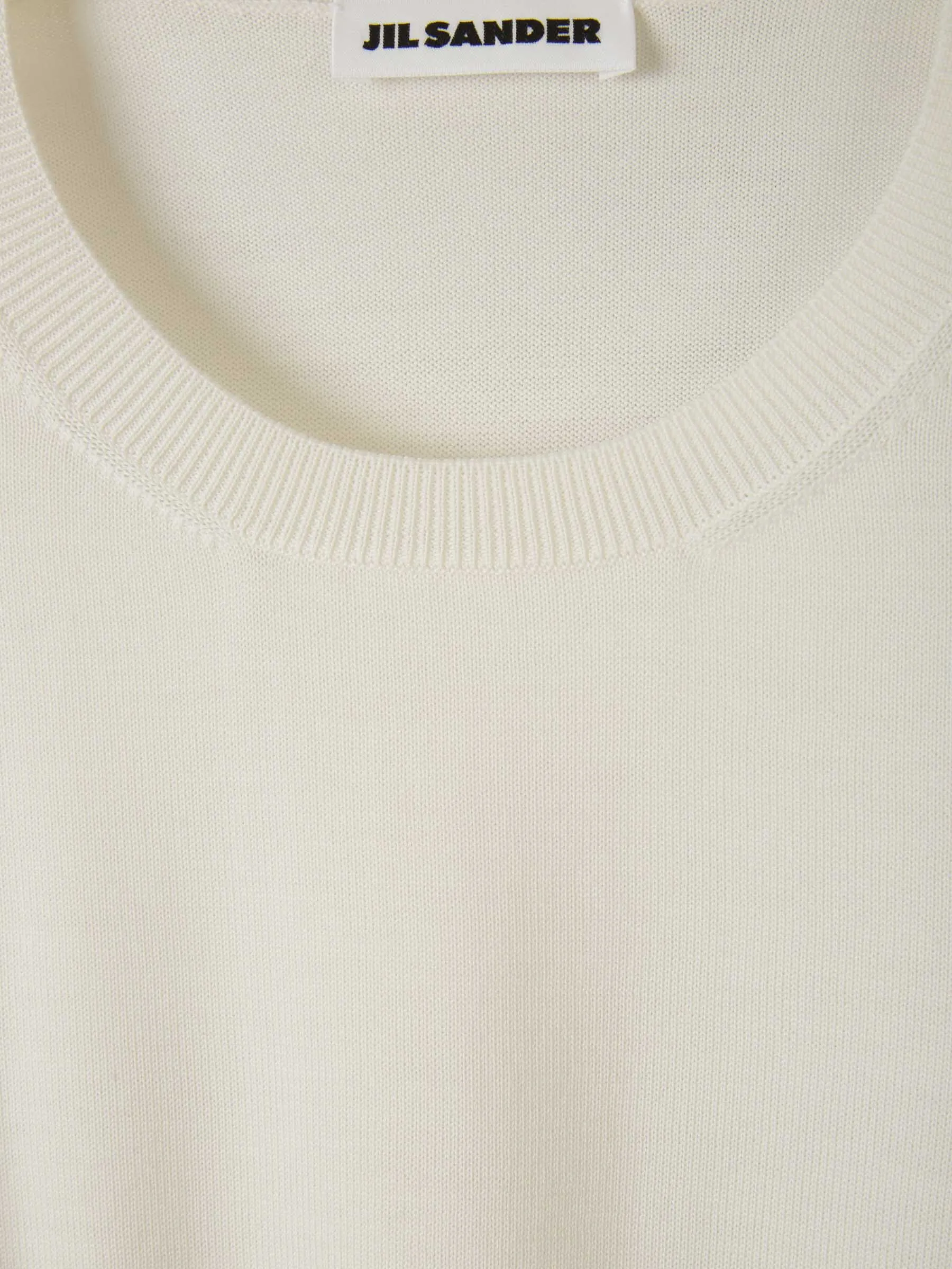Jil Sander Round Neck Long Sleeved Sweater