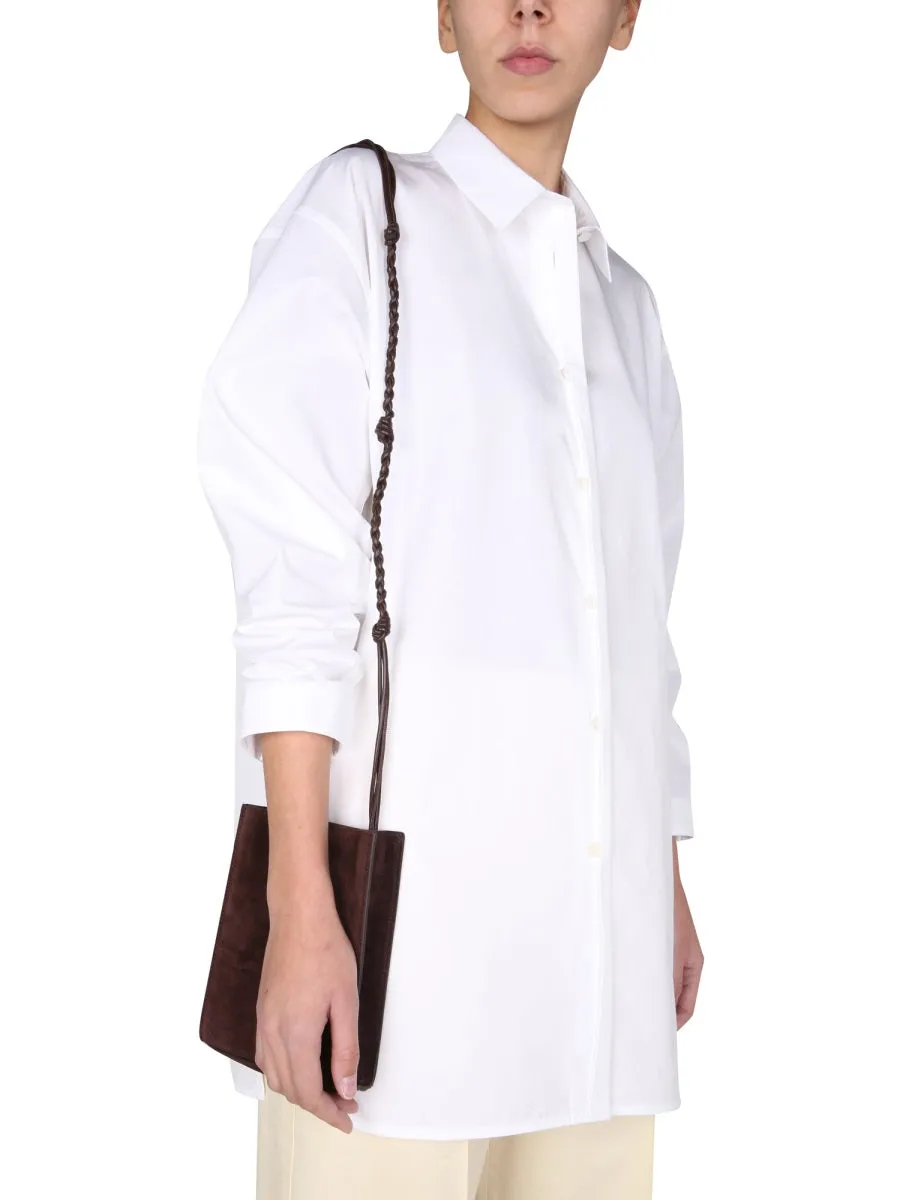 Jil Sander Side Slit Long-Sleeved Shirt