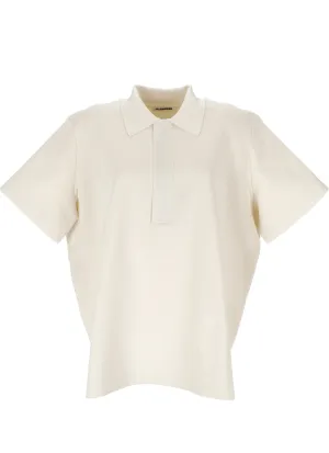 Jil Sander Straight-Hem Boxy Polo Shirt