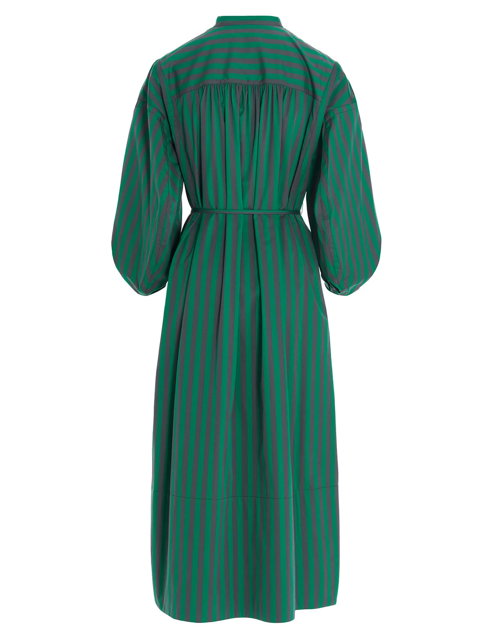 Jil Sander Vertical Stripe Print Shirt Dress