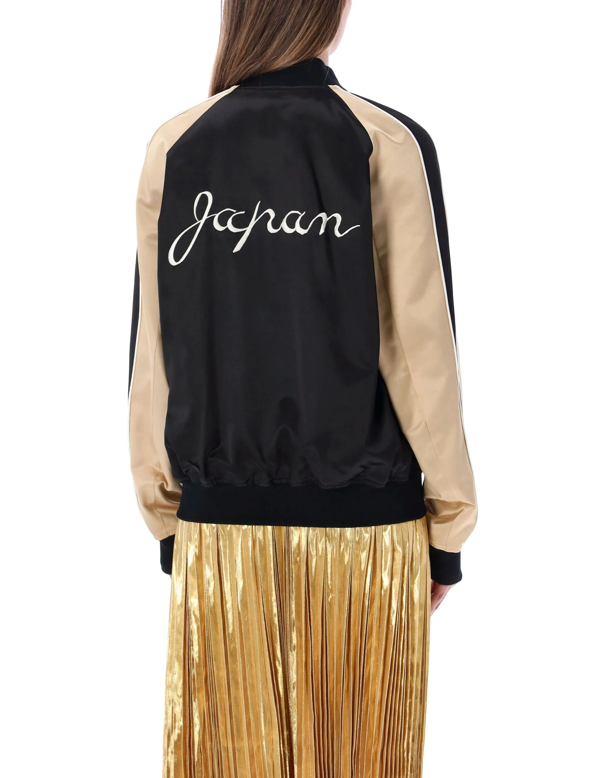 Junya Watanabe Floral Embroidered Bomber Jacket