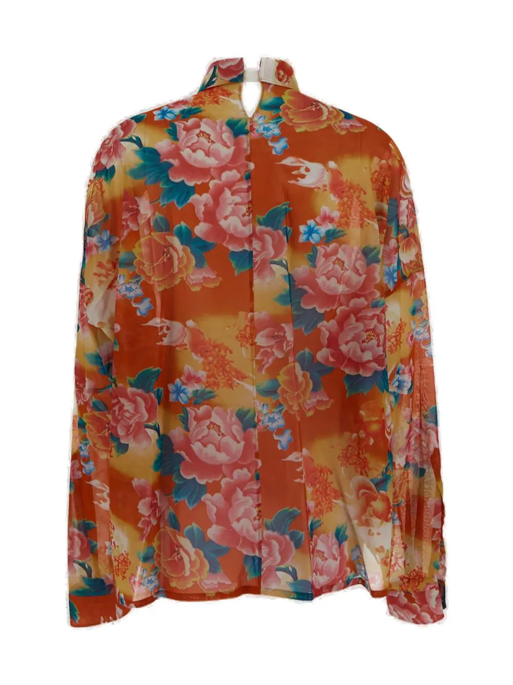 Junya Watanabe Floral Printed Button-Down Shirt