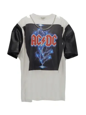 Junya Watanabe Graphic Print Contrasting-Sleeve T-Shirt