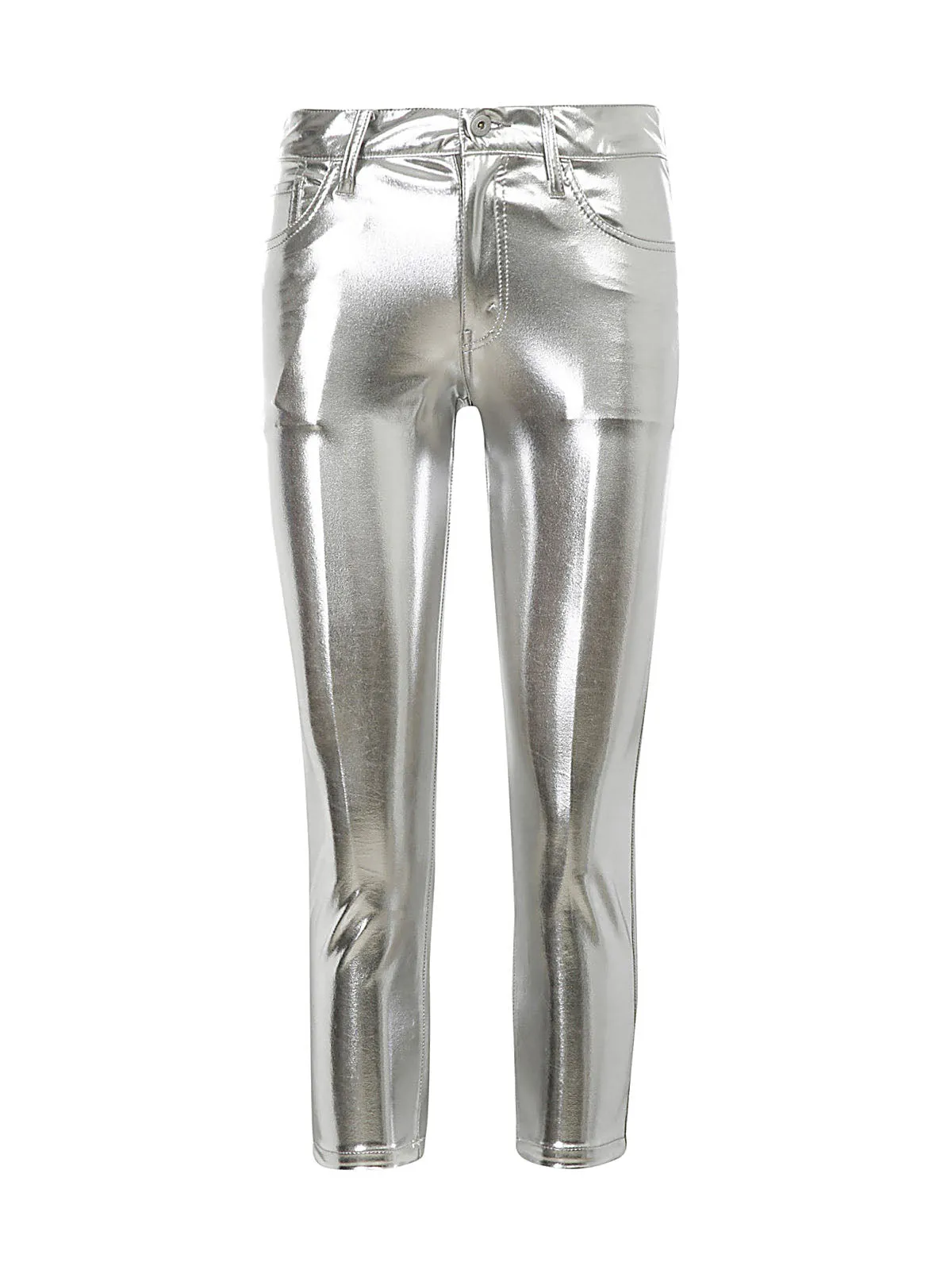 Junya Watanabe Metallic Effect Cropped Trousers