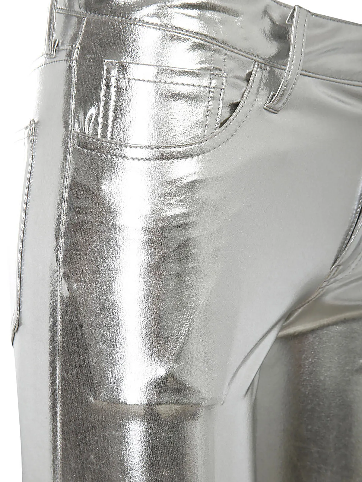 Junya Watanabe Metallic Effect Cropped Trousers
