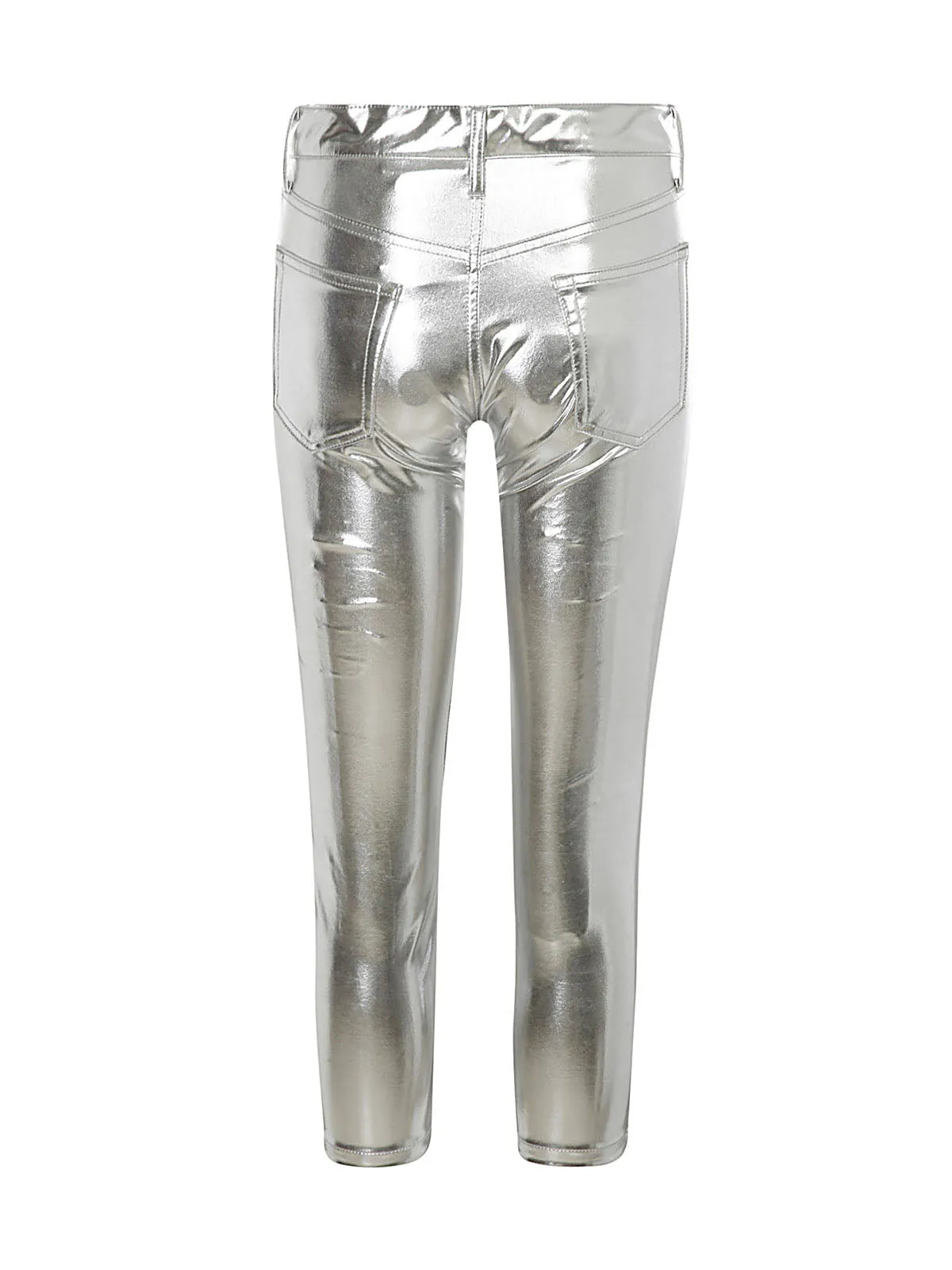 Junya Watanabe Metallic Effect Cropped Trousers