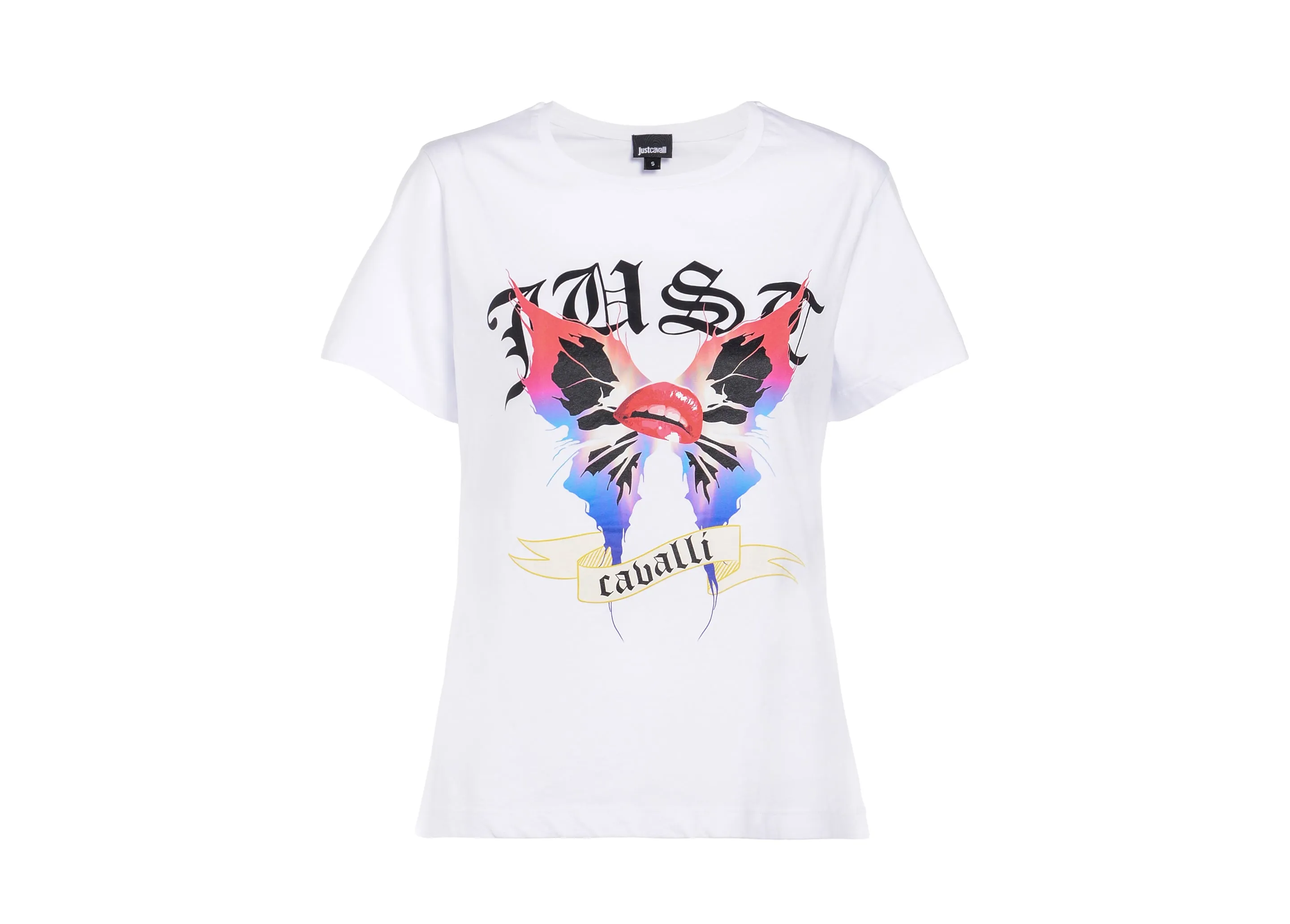 Just Cavalli Graphic Print Crewneck T-Shirt