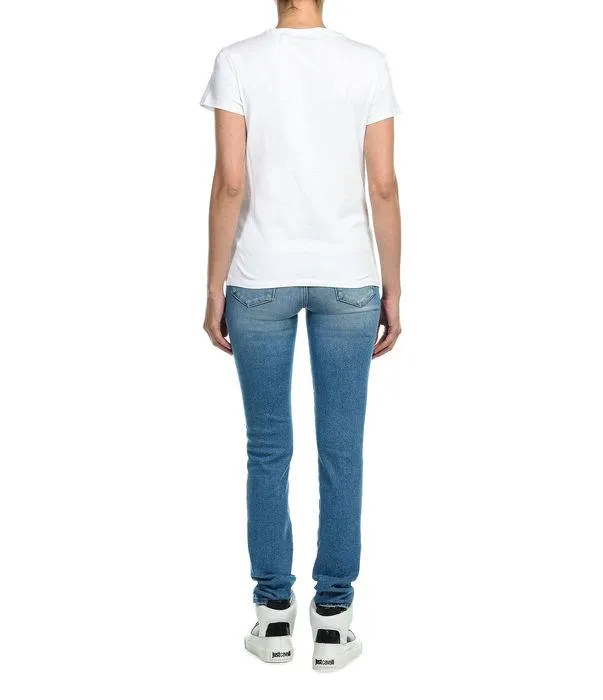 Just Cavalli Graphic Print Crewneck T-Shirt